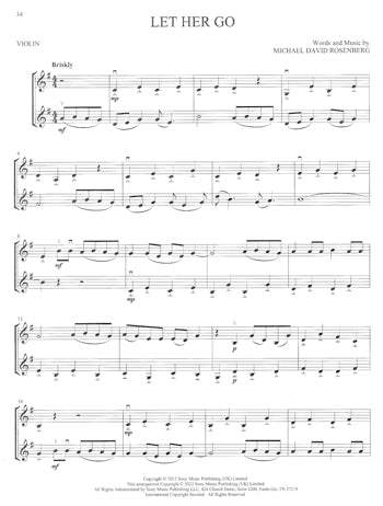 Beautiful Melodies For Violin Duet