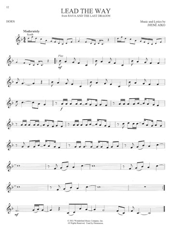 Favorite Disney Songs for Horn