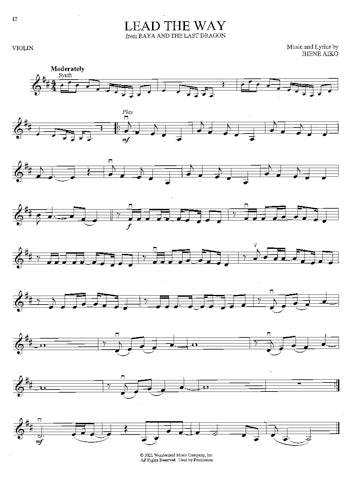 Favorite Disney Songs for Violin
