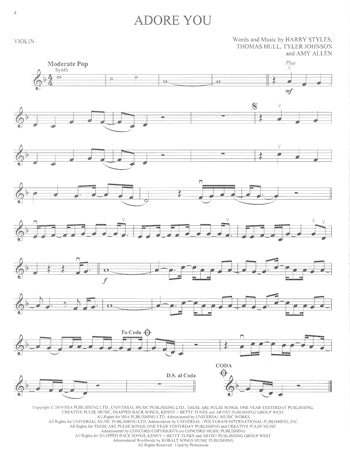 Hit Songs For Violin