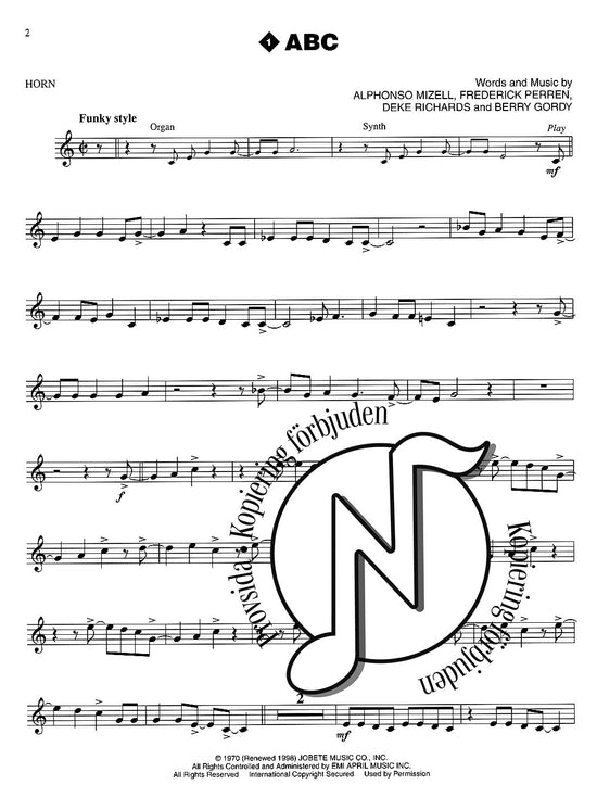 Motown Favorites (Horn)