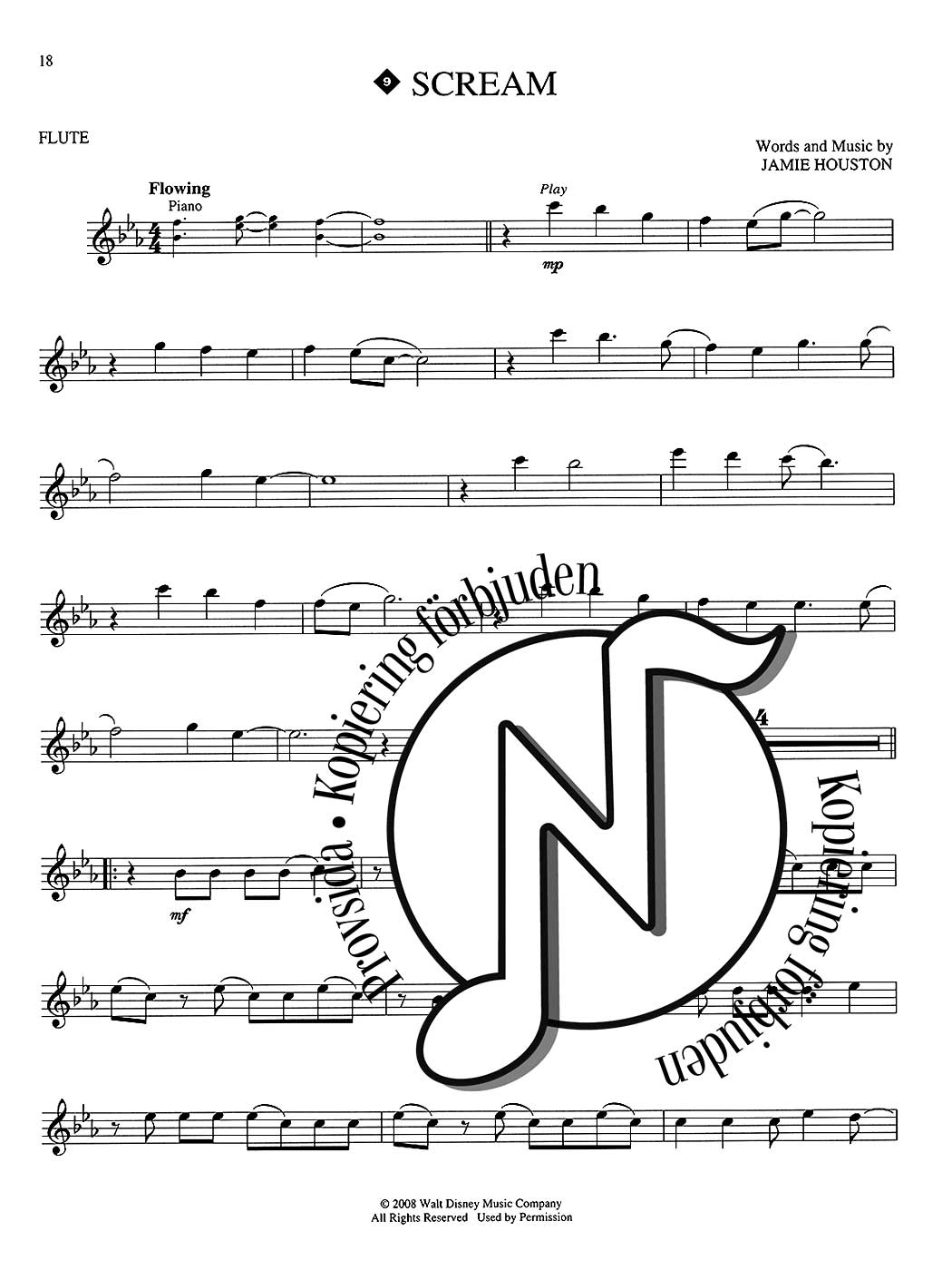 High School Musical 3: Senior Year (Flute)