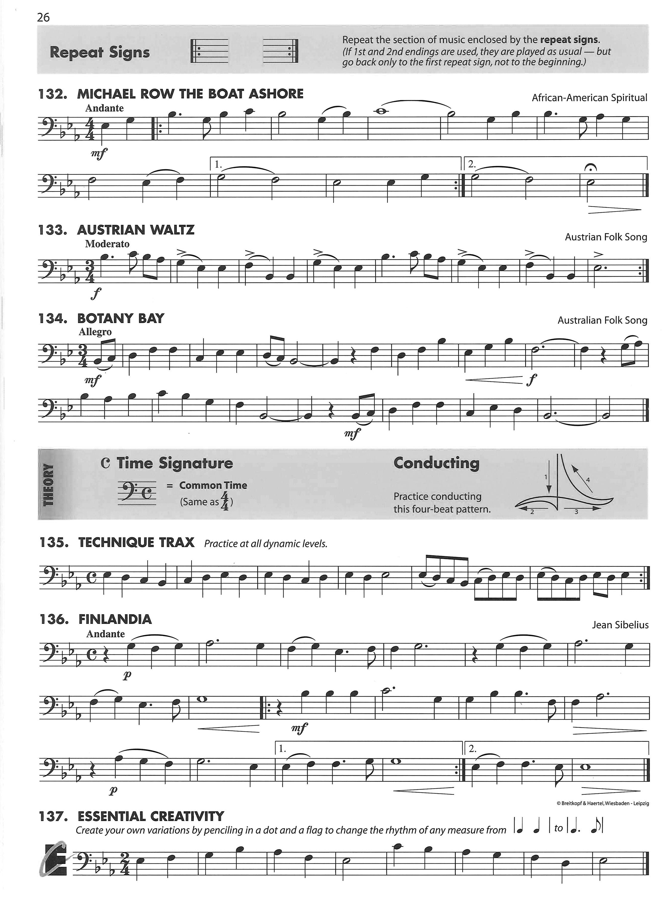 Essential Elements for Band Trombone Book 1