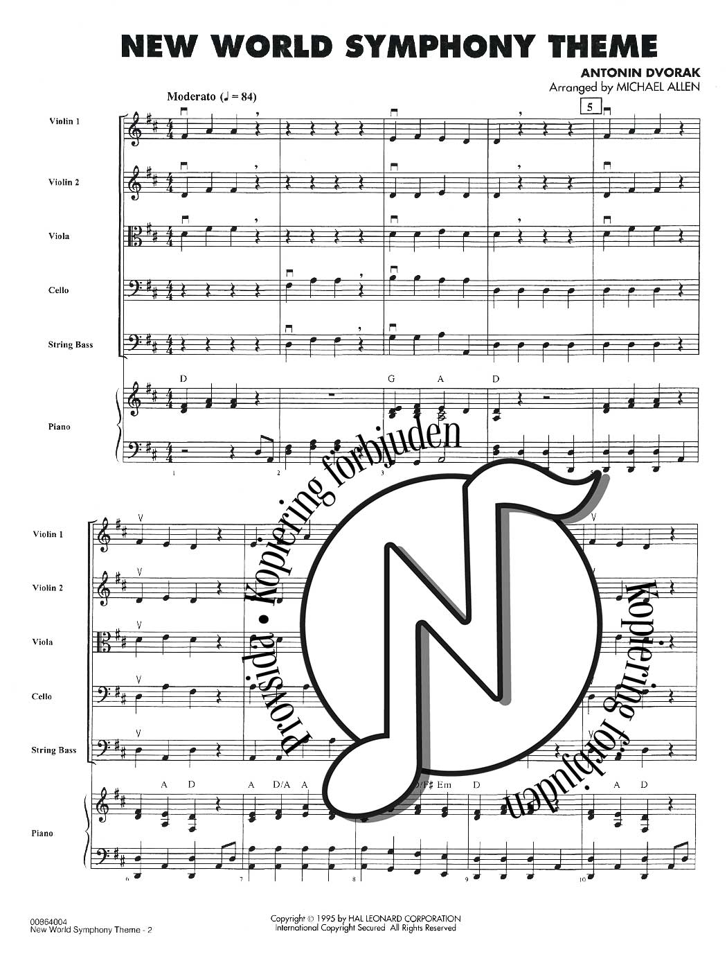 New World Symphony Theme (String Orchestra Explorer Level)