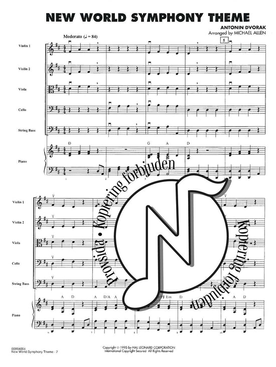 New World Symphony Theme (String Orchestra Explorer Level)