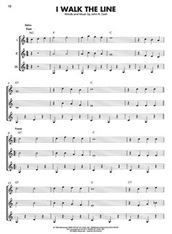 Easy Pop Songs Guitar Ensembles (Mid Beginner)