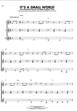 Disney Songs Guitar Ensembles (Early Intermediate)