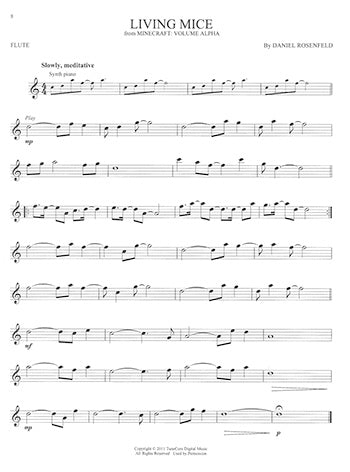MINECRAFT: Music from the Video Game Series Flute