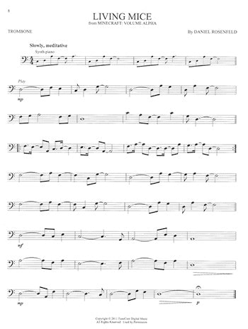 MINECRAFT: Music from the Video Game Series Trombone