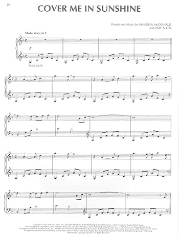 15 Chart Hits For Piano Solo