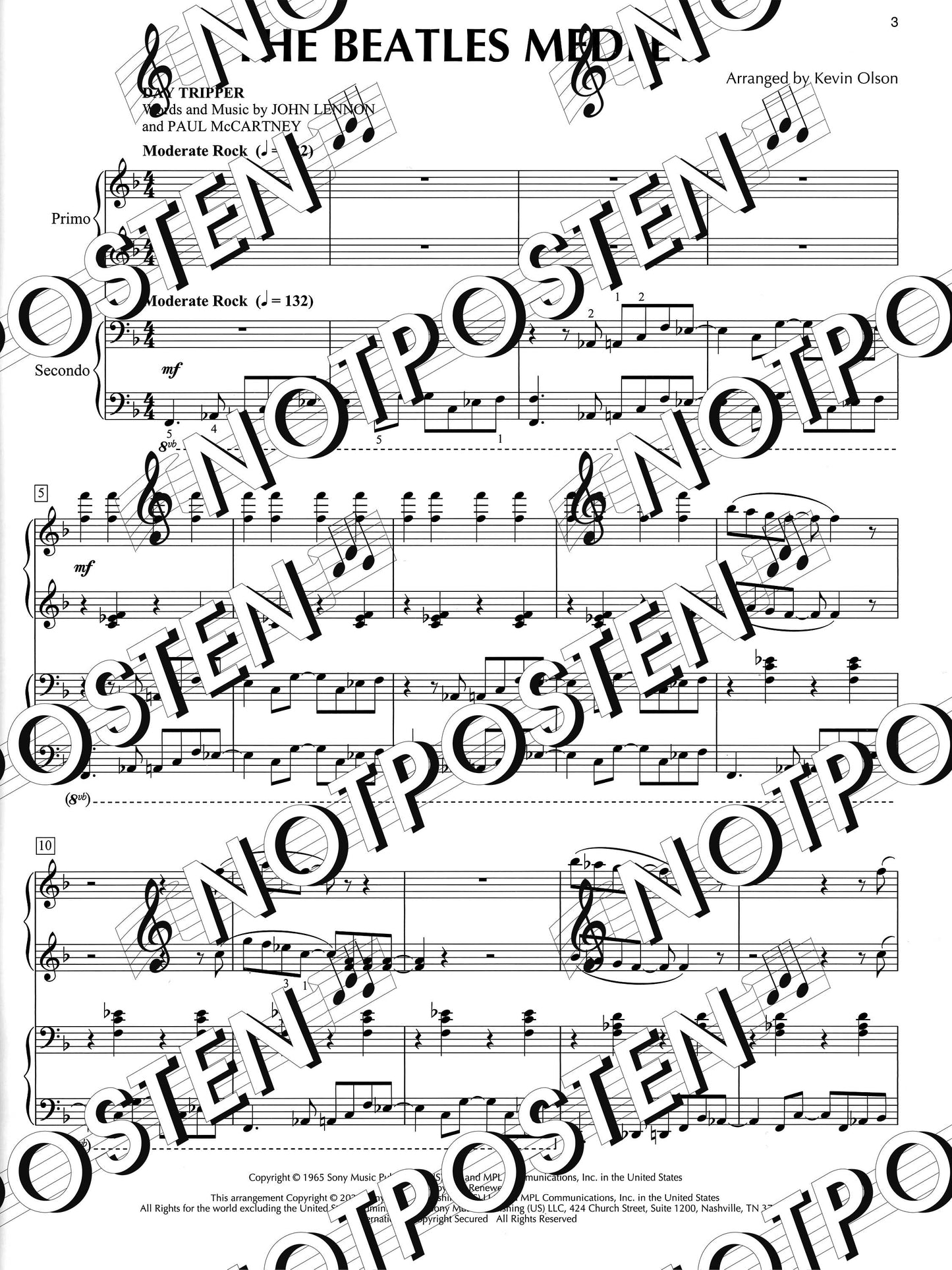 Epic Pop & Rock Medleys: For Piano Duet