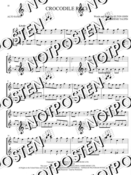 First 50 Duets for Alto Saxes
