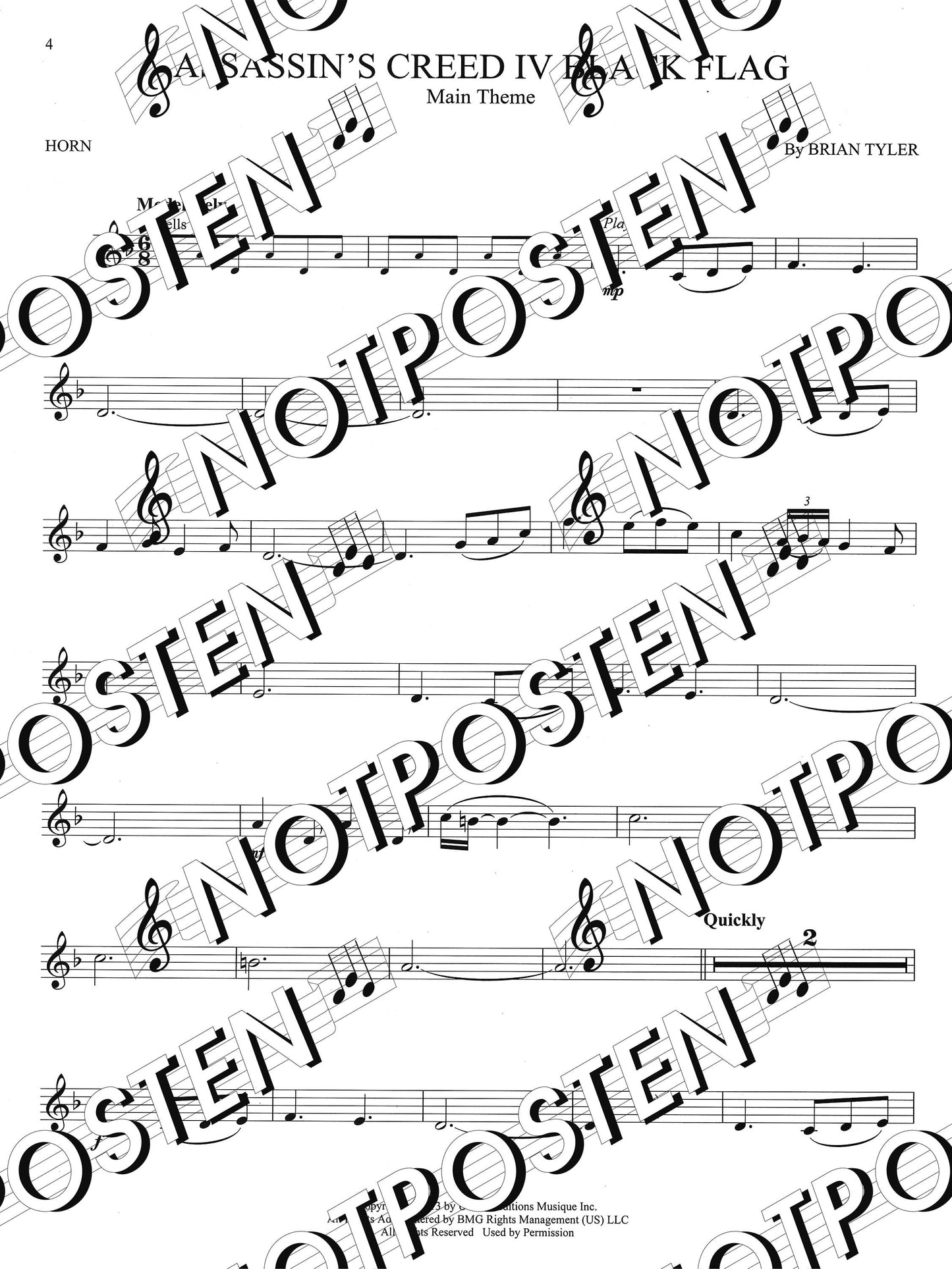 Popular Video Game Music: Themes from 14 Games (Horn)
