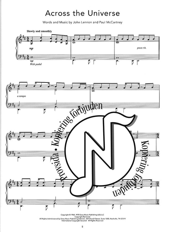 Peaceful Piano Solos: The Beatles