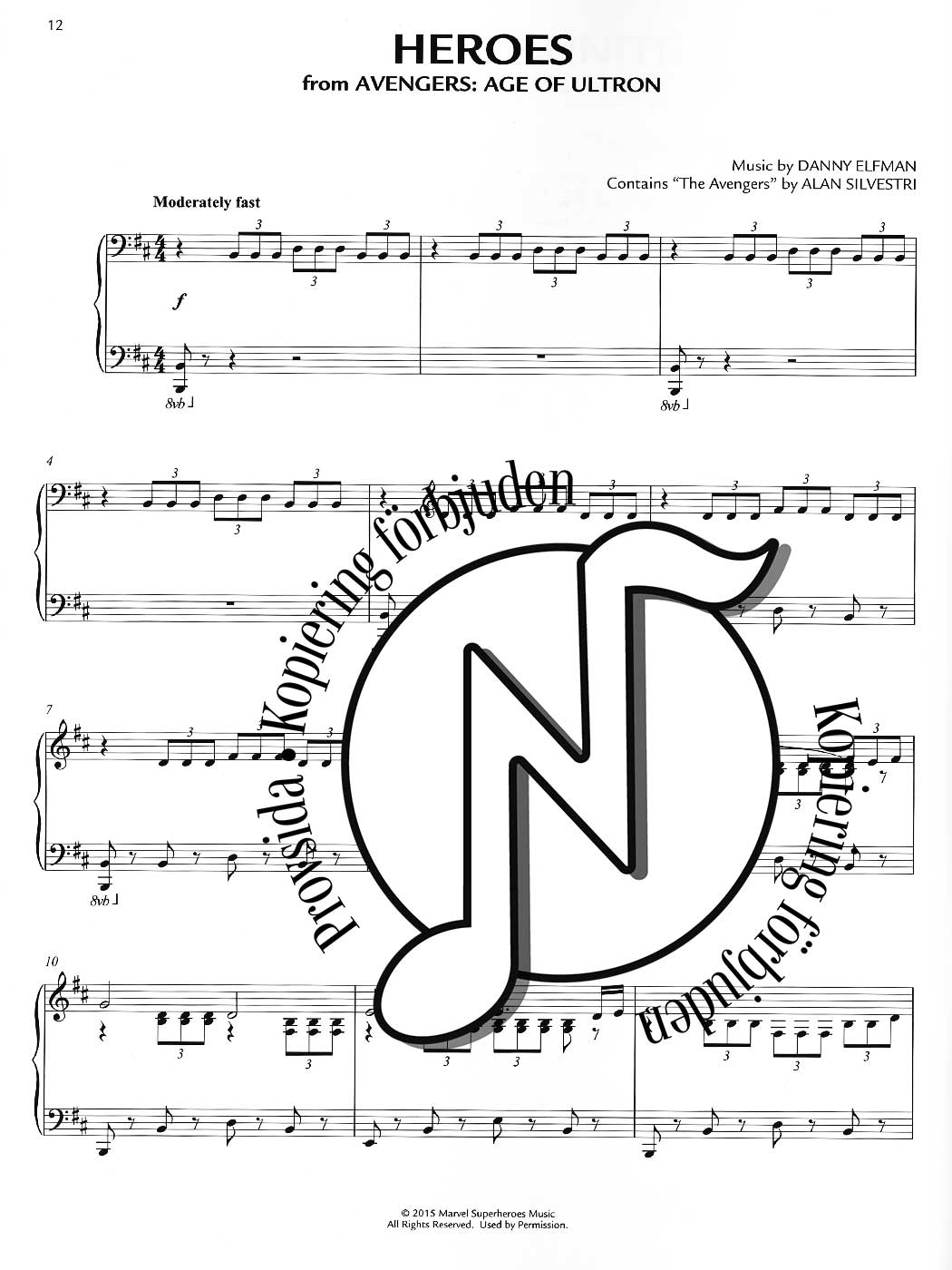 Marvel Studios: Piano Solo Collection