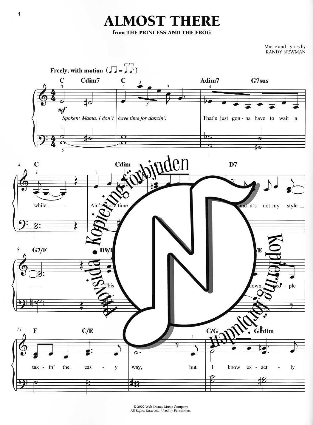Disney Princess: Easy Piano Collection