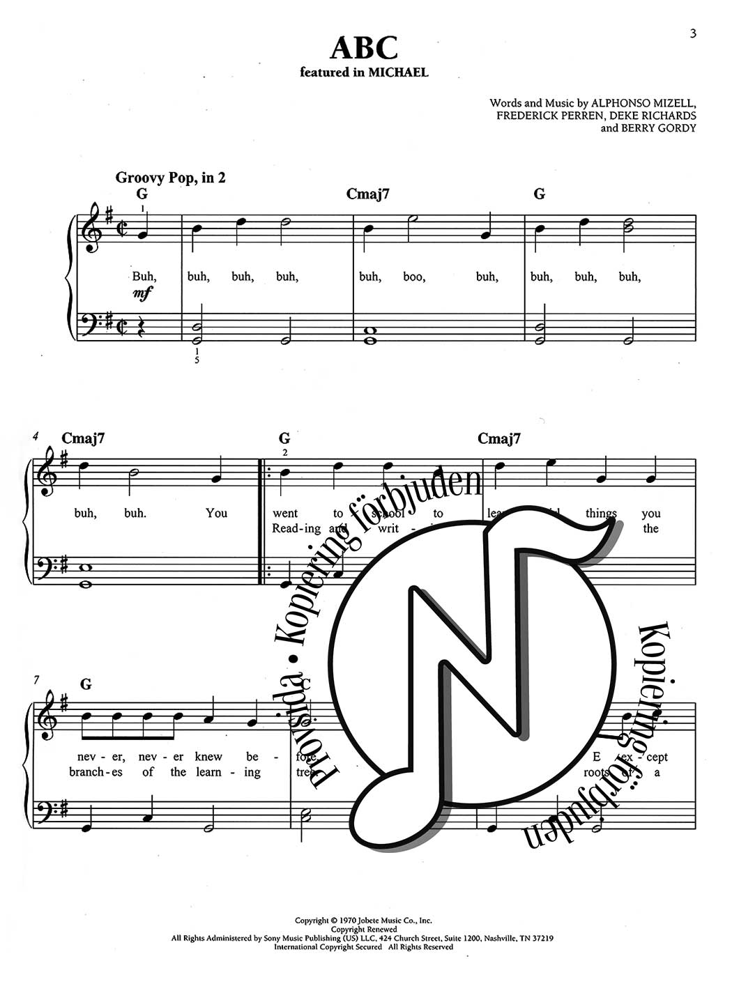 Songs from Hit Movies for Easy Piano