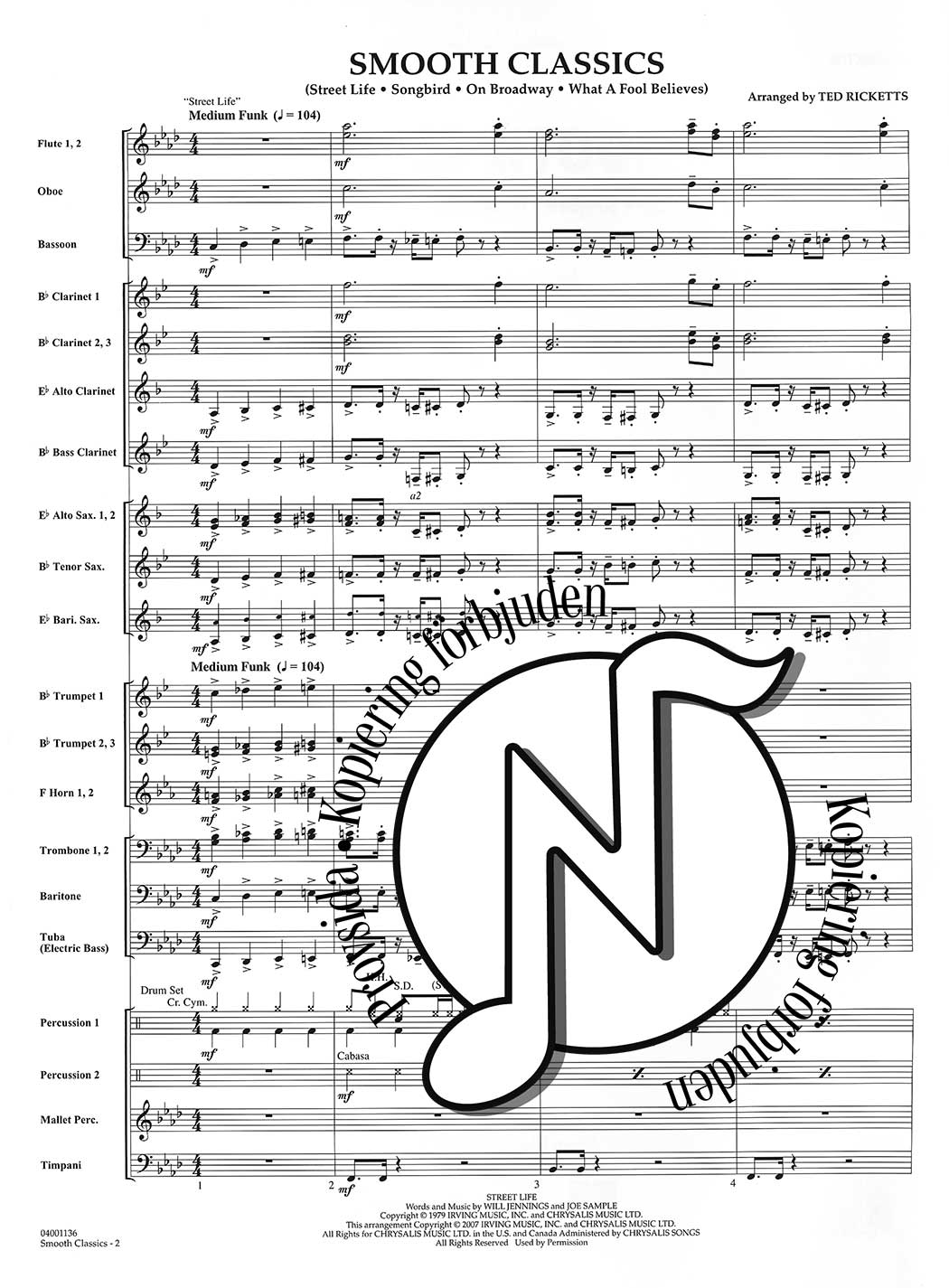 Smooth Classics (Concert Band Grade 3)
