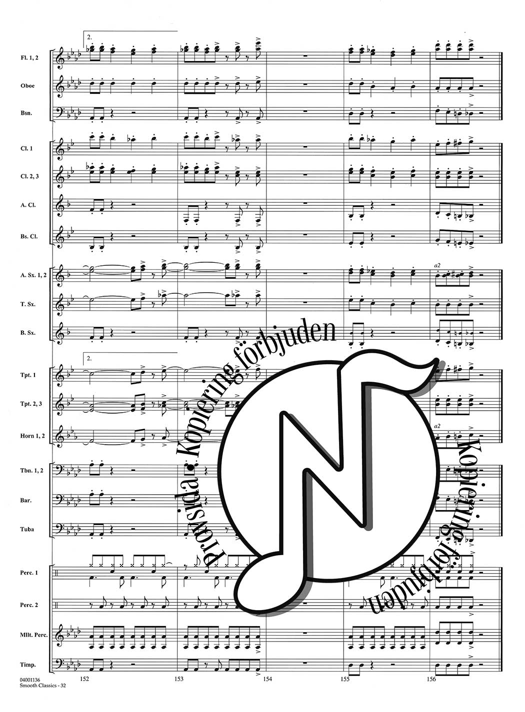 Smooth Classics (Concert Band Grade 3)