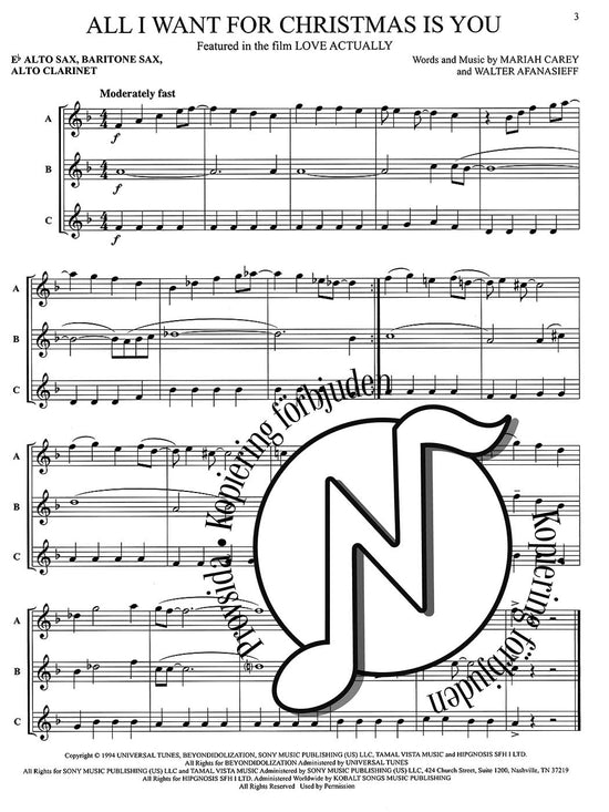 Flex-Pops for Winds: Christmas (Eb Alto Sax, Baritone Sax, Alto Clarinet)