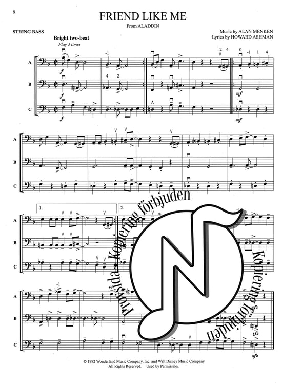 Flex-Pops for Strings: Disney (String Bass)