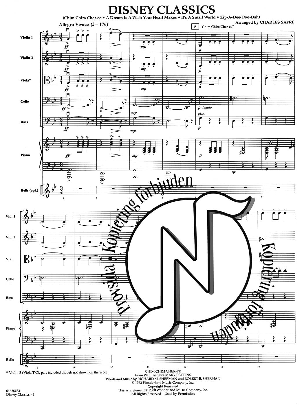 Pop Specials for Strings: Disney Classics (Grade 3-4)