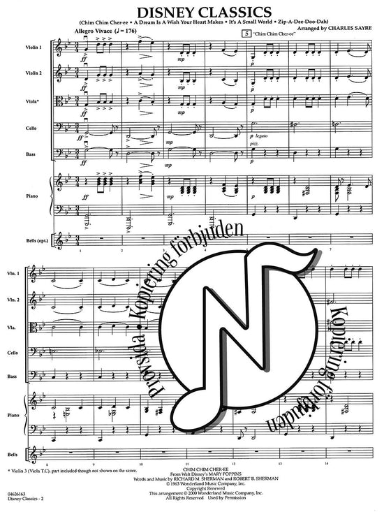 Pop Specials for Strings: Disney Classics (Grade 3-4)