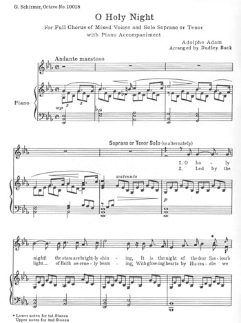 O Holy Night SATB