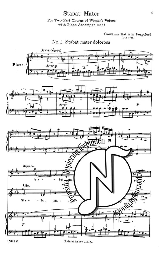 Stabat Mater SA+Piano