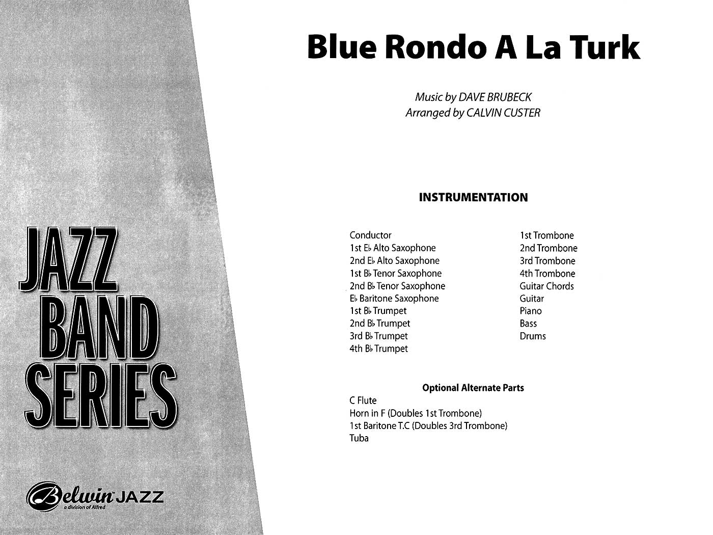Blue Rondo A La Turk (Jazz Band Series)