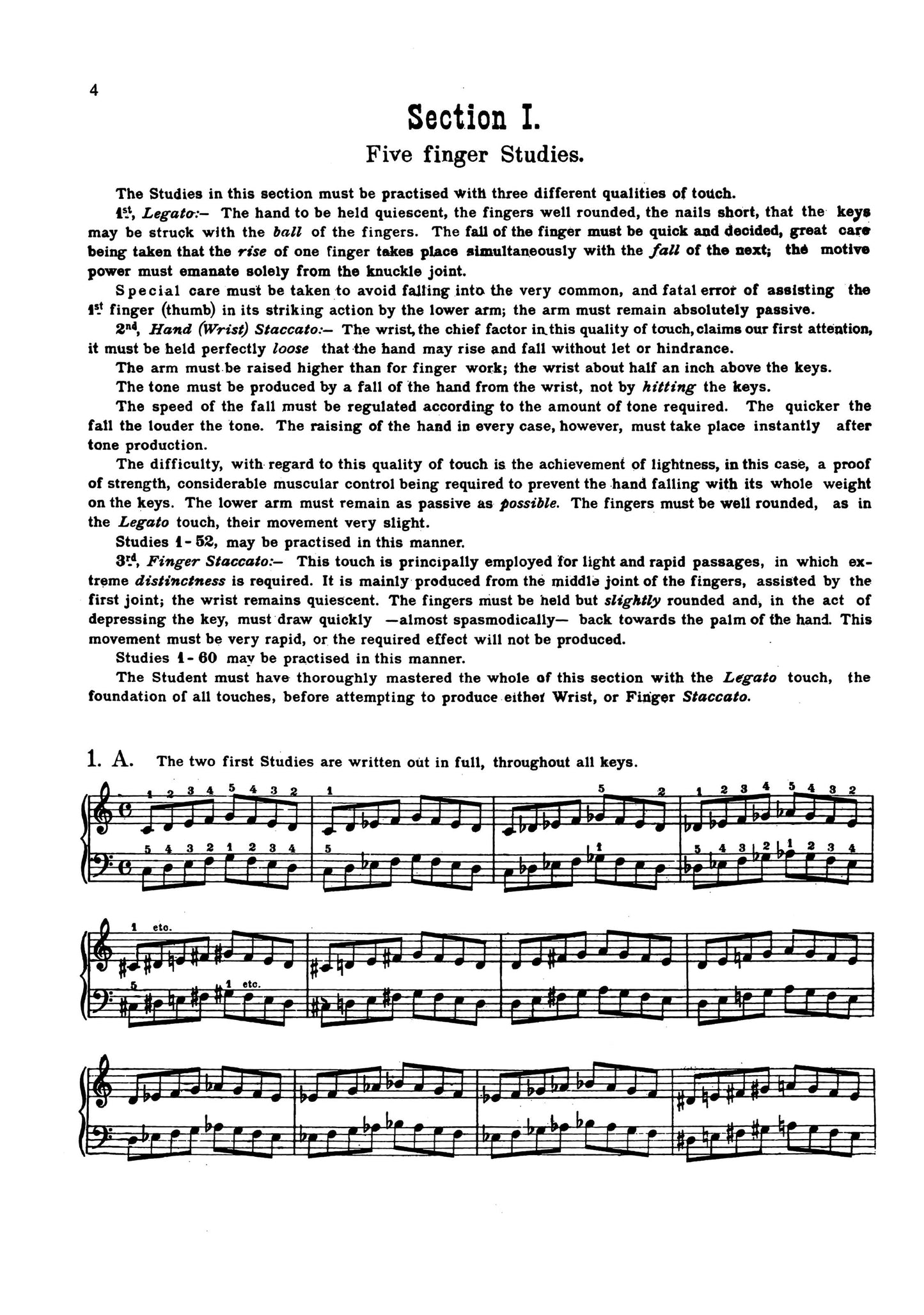 Beringer Daily Technical Studies for Piano