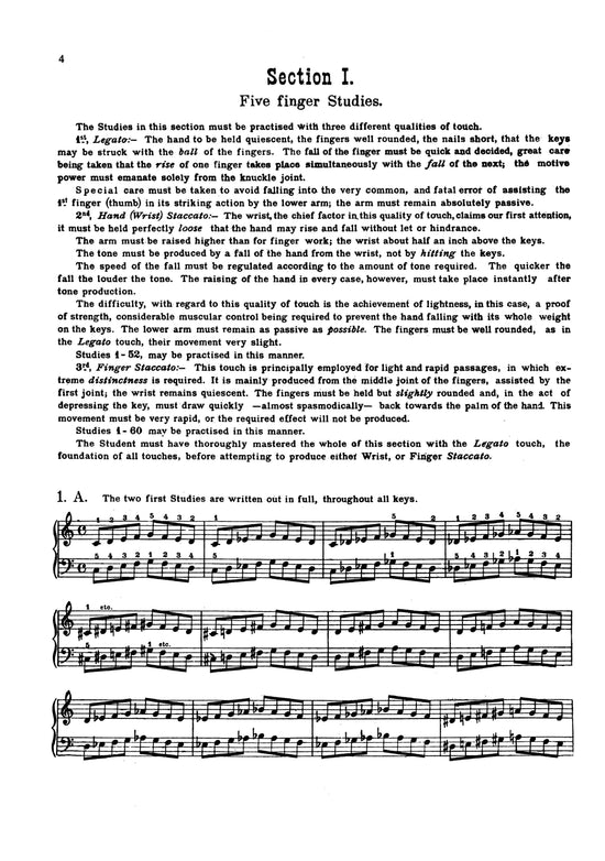 Beringer Daily Technical Studies for Piano