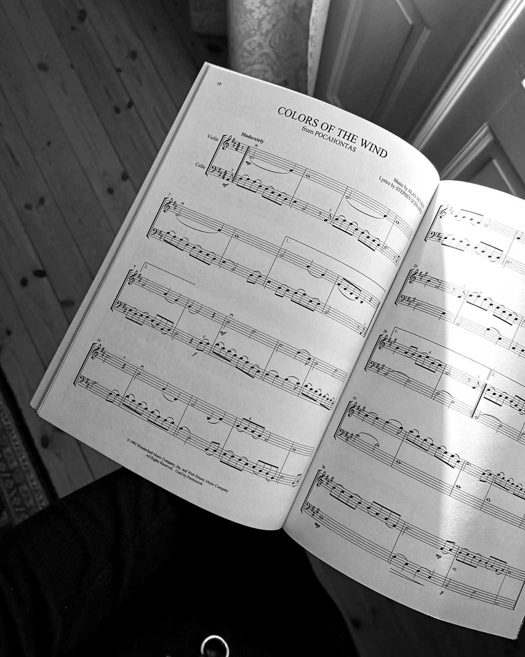 Disney Songs for Violin & Cello Duet