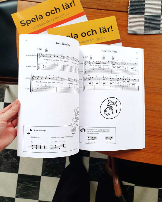 Spela och lär! nybörjarskola för gitarr Del 1