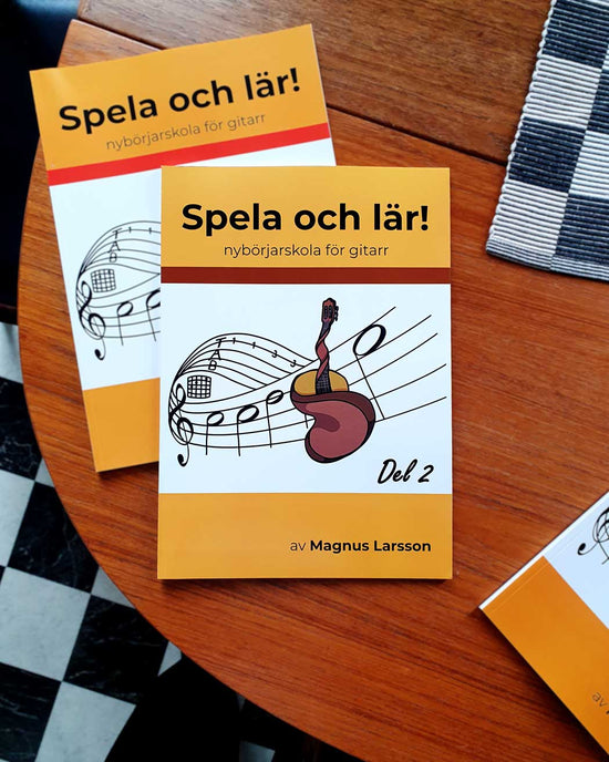 Spela och lär! nybörjarskola för gitarr Del 2