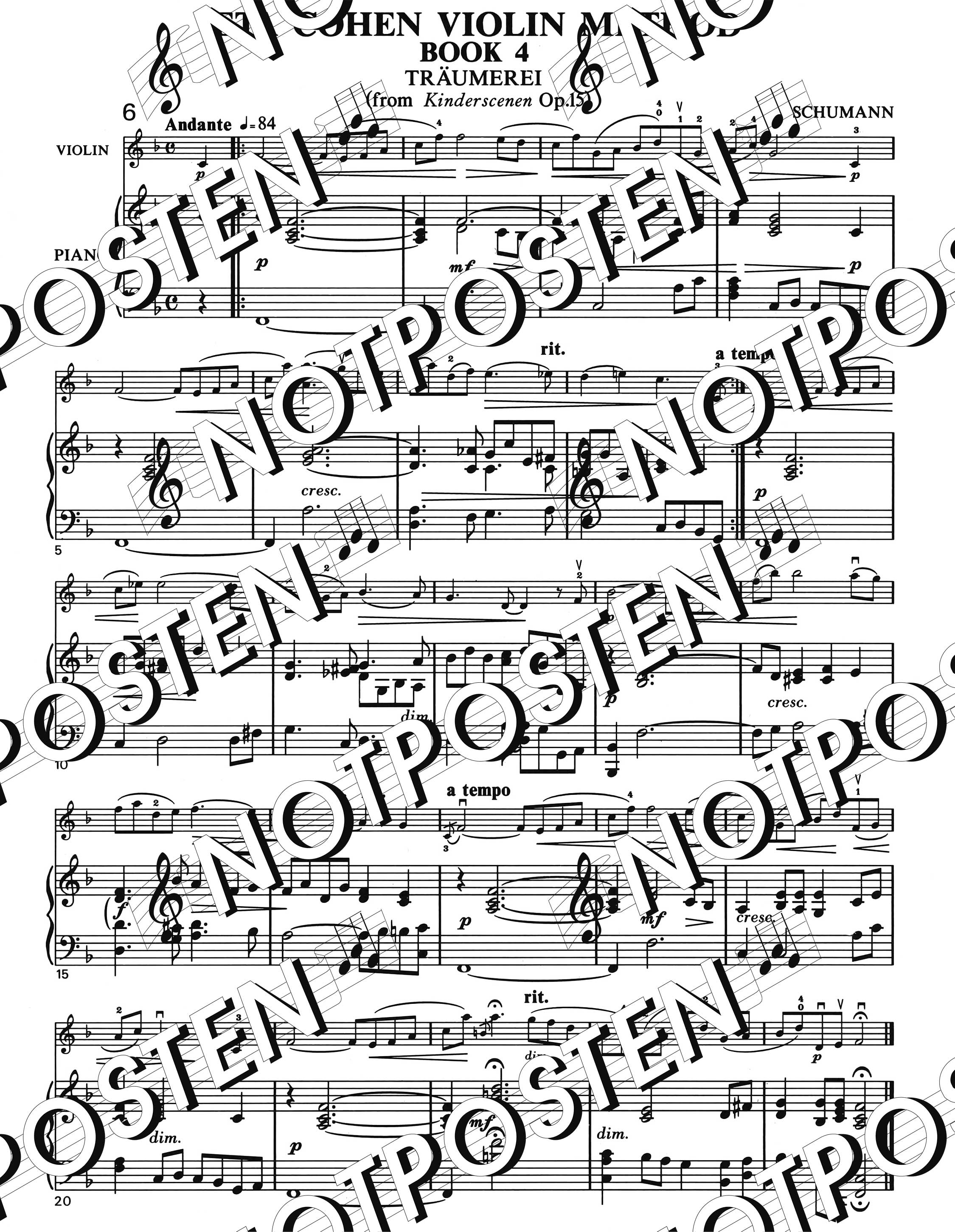 Eta Cohen Violin Method Book 4