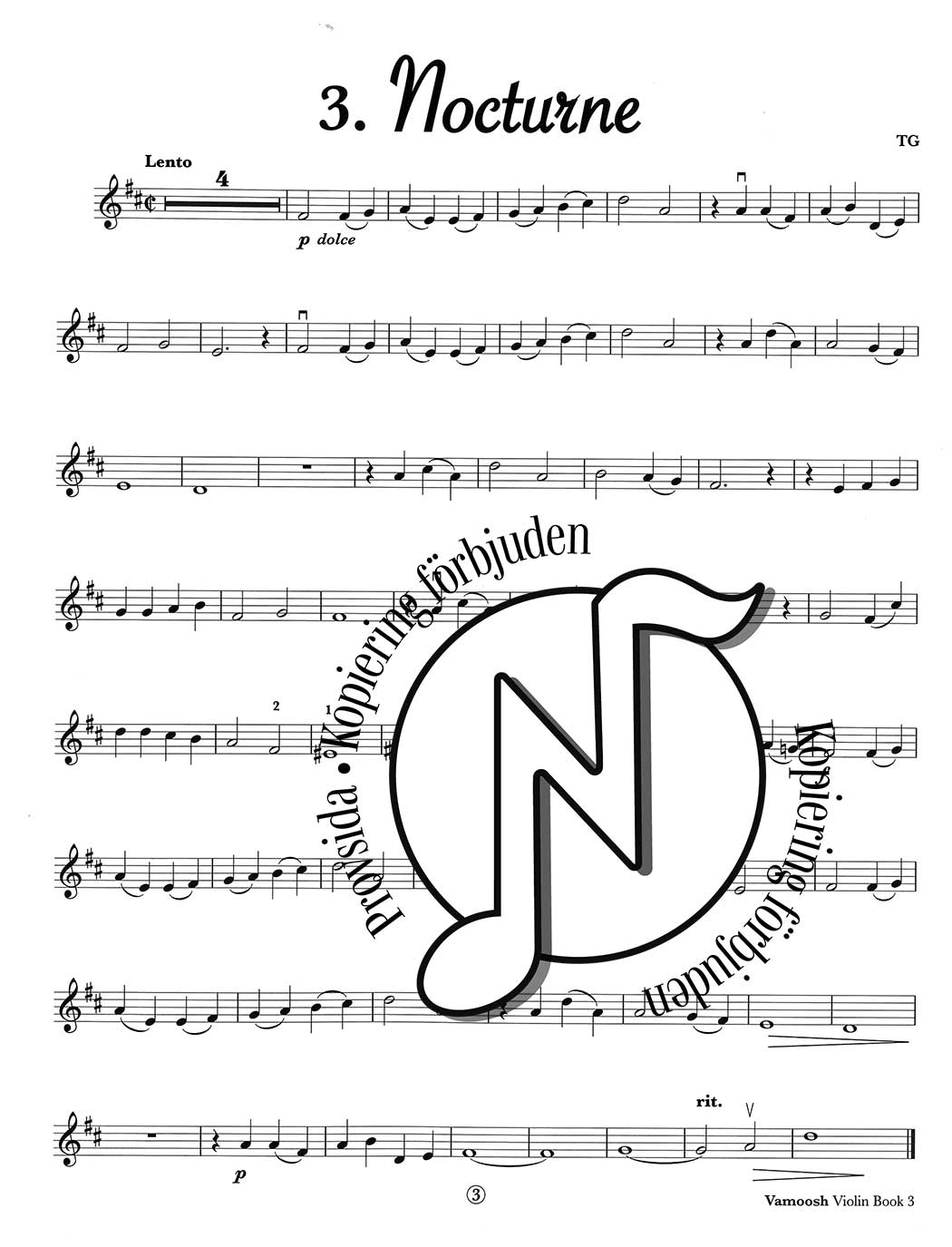 Vamoosh Violin Book 3