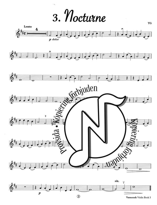 Vamoosh Violin Book 3