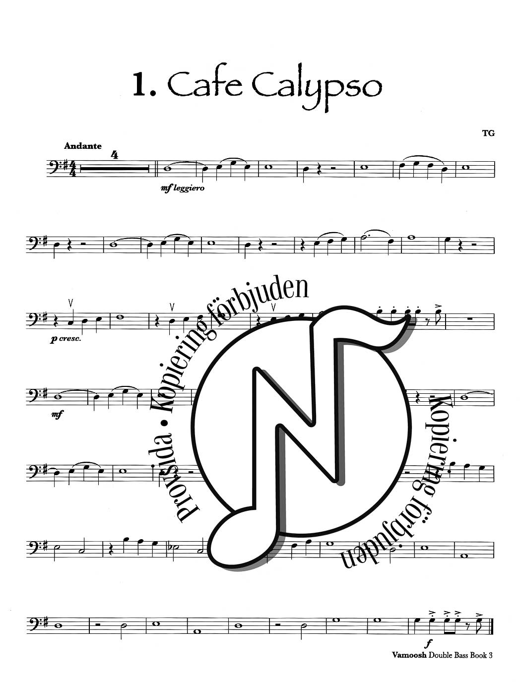 Vamoosh Double Bass Book 3