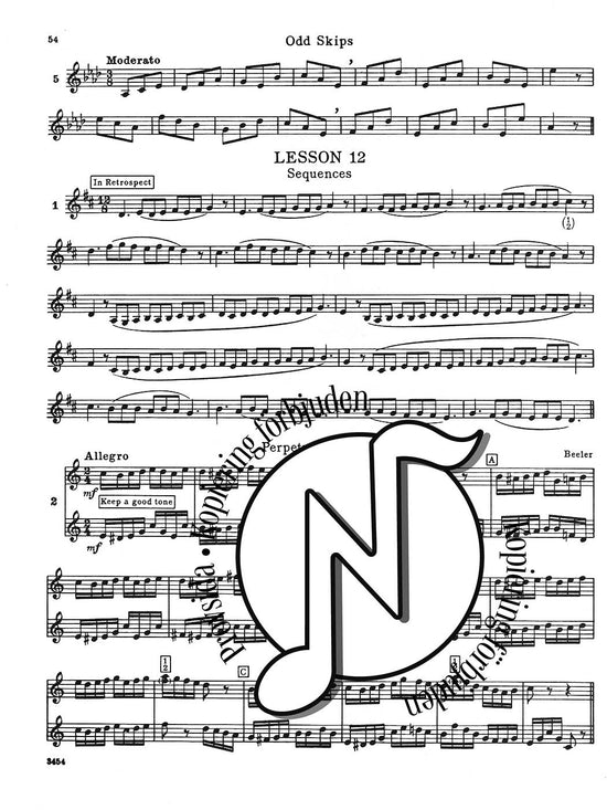 Walter Beeler: Method for the Cornet (Trumpet) Book 1