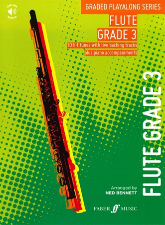 Omslag till notsamlingen Graded Playalong Series: Flute Grade 3 med noter till tvärflöjt