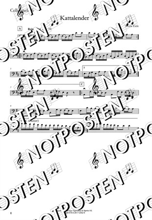 Notbild från Kattalender...og enda flere slåtter! (Cello, Bass, Komp)
