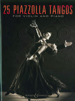 Omslag till notsamlingen 25 Piazzolla Tangos for Violin and Piano