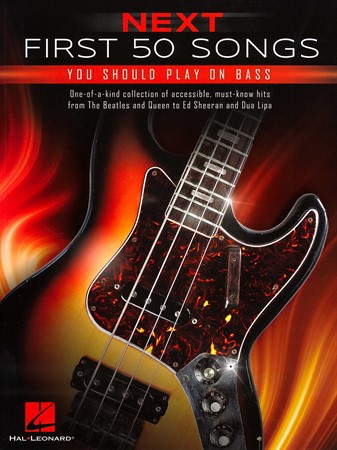 Omslag till notsamlingen Next First 50 Songs You Should Play on Bass