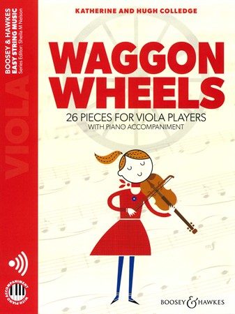 Omslag till Waggon Wheels: 26 Pieces for Viola Players med noter för altfiol