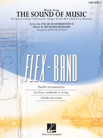 Omslag till blåsorkesterarrangemanget Music from the Sound of Music Flex Band