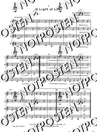 Notbild från Horn Symphony for Horn Quartet or Ensemble Rubank Collection